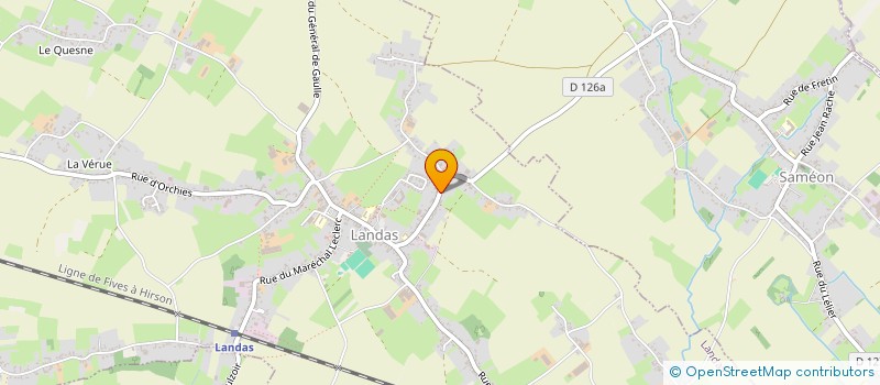 localisation de l'entreprise SCI DES AMANDIERS  LANDAS