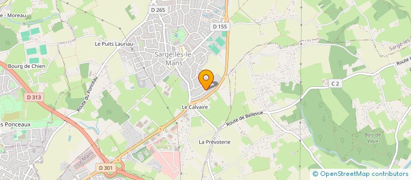 localisation de l'entreprise SCI DES AMANDIERS  SARGE-LES-LE-MANS