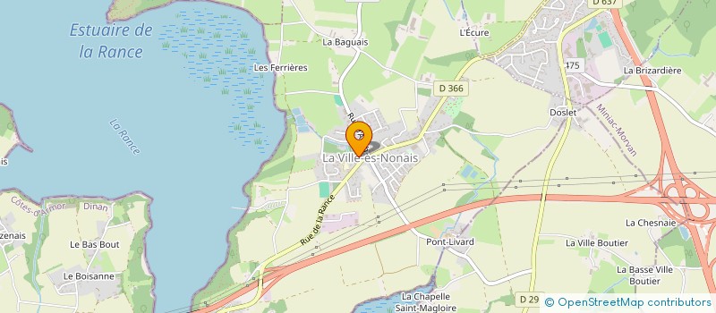 localisation de l'entreprise SCI DES AMBULANCES DE LA RANCE  CHATEAUNEUF-D'ILLE-ET-VILAINE