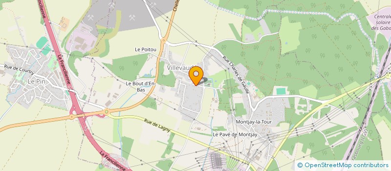 localisation de l'entreprise SCI DES AMELAHLEAGNES à VILLEVAUDE
