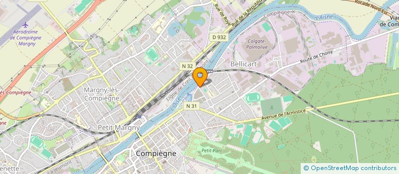 localisation de l'entreprise SCI DES AMERICAINS  COMPIEGNE