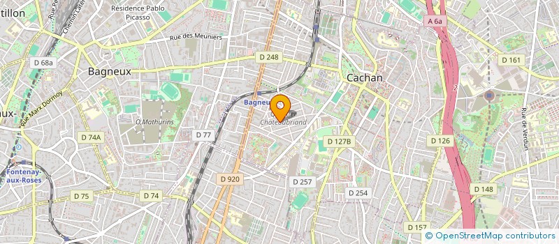 localisation de l'entreprise SCI DES AMIRAUX  CACHAN