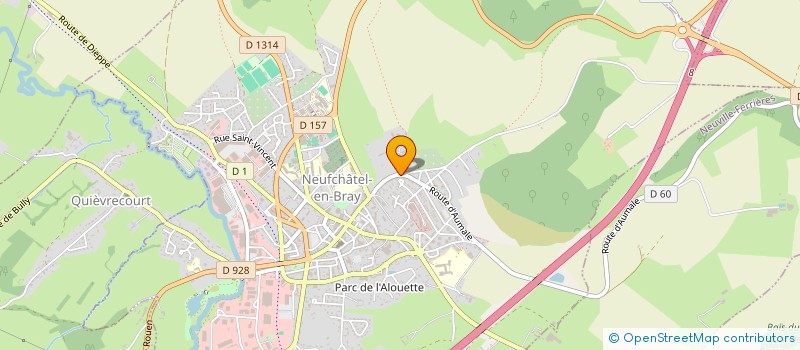 localisation de l'entreprise SCI DES AMIS  NEUFCHATEL-EN-BRAY