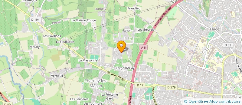 localisation de l'entreprise SCI DES AMIS DE LYON PATRIMOINE MONDIAL à CHARNAY-LES-MACON
