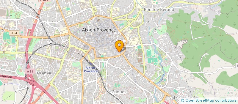 localisation de l'entreprise SCI DES AMIS DES ARTS à AIX-EN-PROVENCE