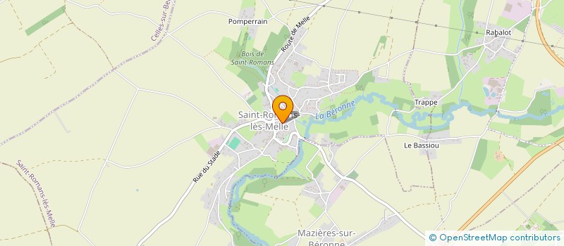 localisation de l'entreprise SCI DES AMMONITES  SAINT-ROMANS-LES-MELLE