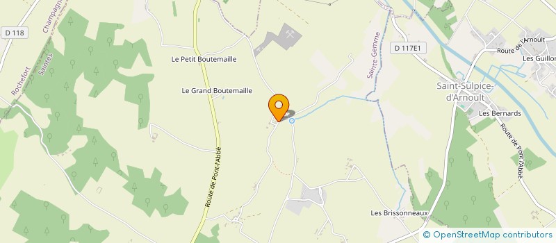 localisation de l'entreprise SCI DES AMOGNES  SAINTE-GEMME