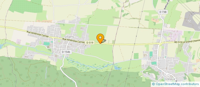 localisation de l'entreprise SCI DES ANCIENNES  SILLANS
