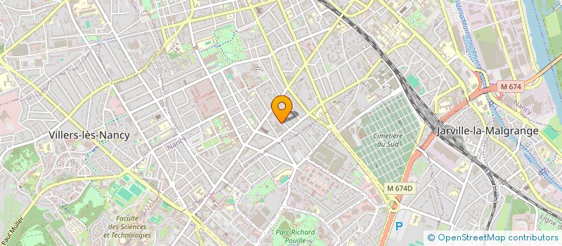 localisation de l'entreprise SCI DES ANCIENS THERMES  NANCY