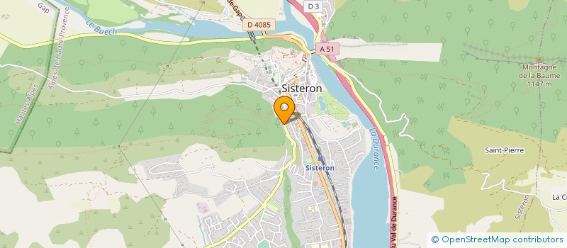 localisation de l'entreprise SCI DES ANDRONES à SISTERON