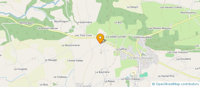 localisation de l'entreprise SCI DES ANEMONES à SOULEUVRE EN BOCAGE