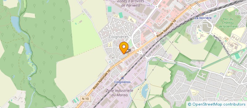 localisation de l'entreprise SCI DES ANGES à COIGNIERES