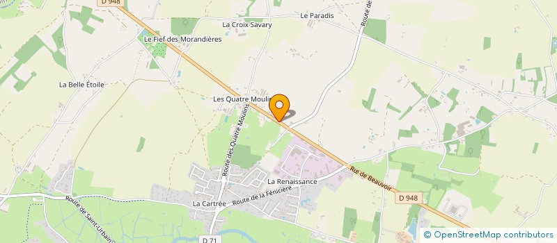 localisation de l'entreprise SCI DES ANGES à SALLERTAINE
