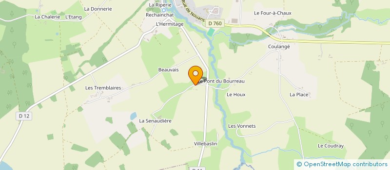 localisation de l'entreprise SCI DES ANGES  GENILLE