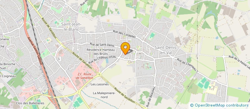 localisation de l'entreprise SCI DES ANNEAUX à SAINT-DENIS-EN-VAL