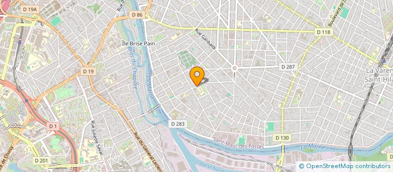 localisation de l'entreprise SCI DES APHYLLANTES à SAINT-MAUR-DES-FOSSES