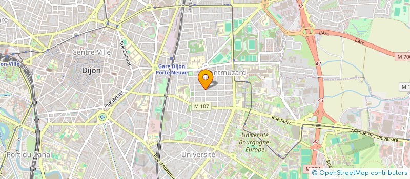 localisation de l'entreprise SCI DES APPARTEMENTS DU ROSAIRE à DIJON