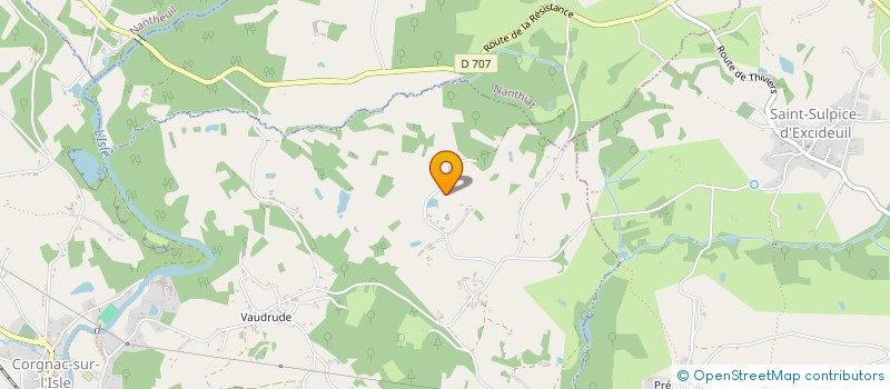 localisation de l'entreprise SCI DES APPRENTIS  SARRAZAC