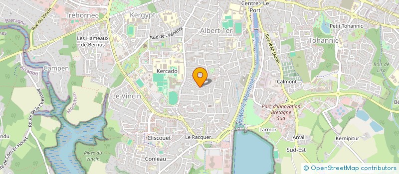 localisation de l'entreprise SCI DES AQUEDUCS à VANNES