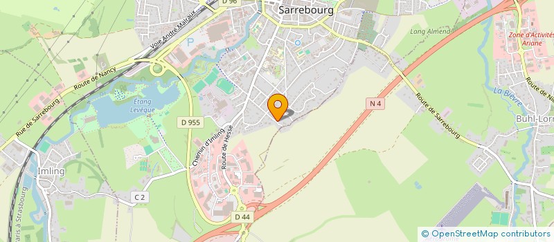localisation de l'entreprise SCI DES ARAVIS à SARREBOURG