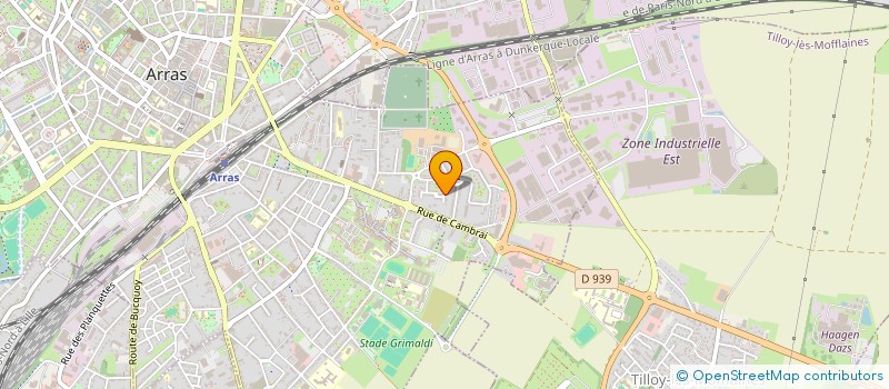 localisation de l'entreprise SCI DES ARAZZI à ARRAS