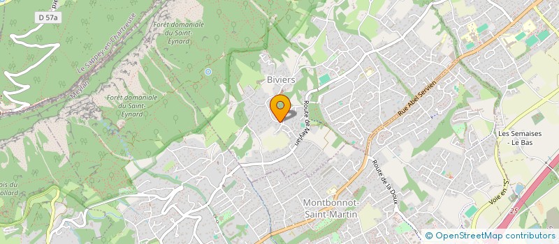 localisation de l'entreprise SCI DES ARBORISTES  BIVIERS