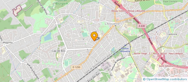 localisation de l'entreprise SCI DES ARCADES  PESSAC