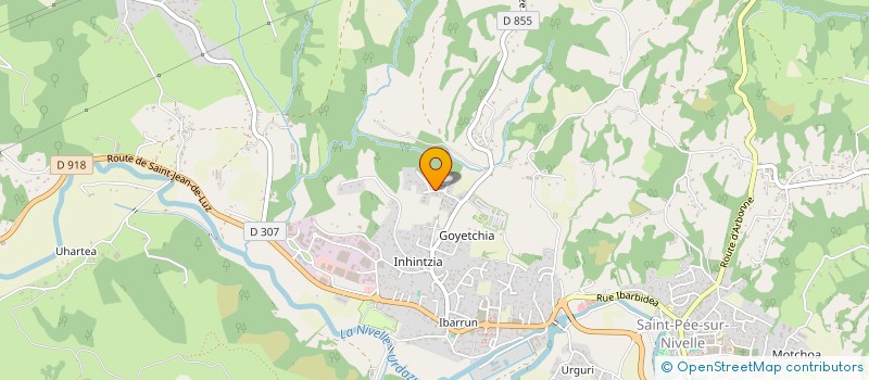 localisation de l'entreprise SCI DES ARCADES  SAINT-PEE-SUR-NIVELLE