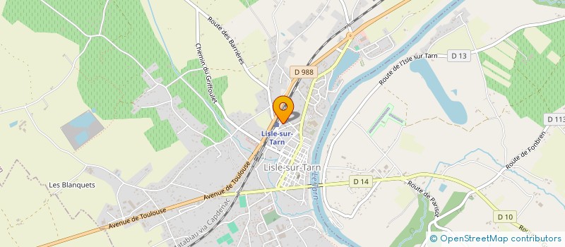 localisation de l'entreprise SCI DES ARCADES à LISLE-SUR-TARN
