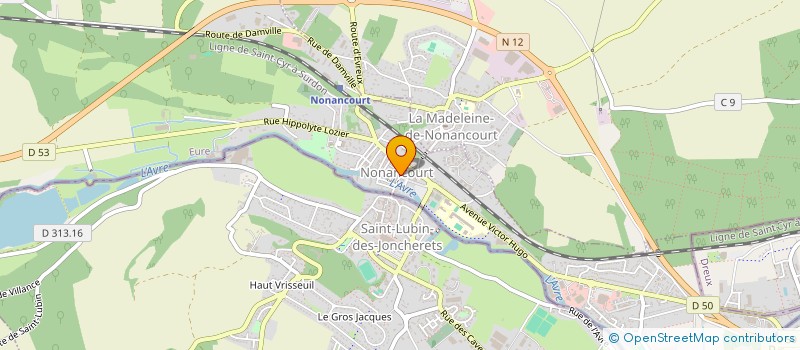 localisation de l'entreprise SCI DES ARCADES  NONANCOURT