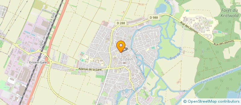 localisation de l'entreprise SCI DES ARCADES  ERSTEIN