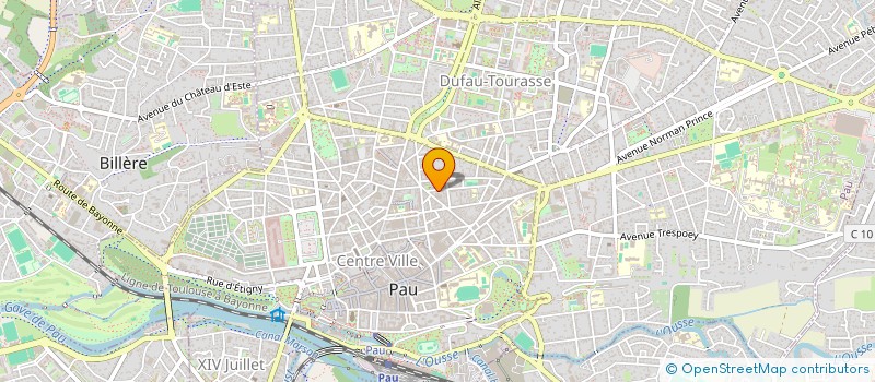localisation de l'entreprise SCI DES ARCEAUX à PAU
