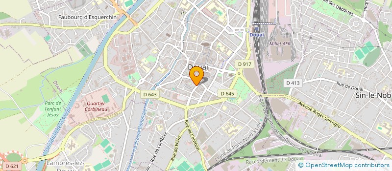localisation de l'entreprise SCI DES ARCHERS à DOUAI