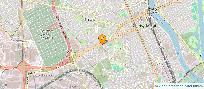 localisation de l'entreprise SCI DES ARCHERS à THIAIS