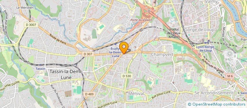 localisation de l'entreprise SCI DES ARCHERS  TASSIN-LA-DEMI-LUNE