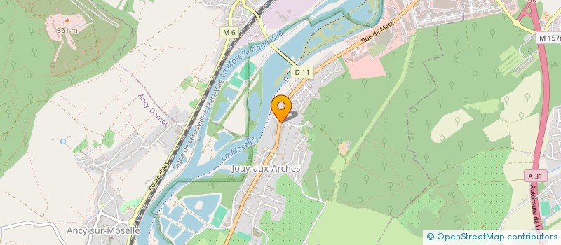 localisation de l'entreprise SCI DES ARCHES  JOUY-AUX-ARCHES