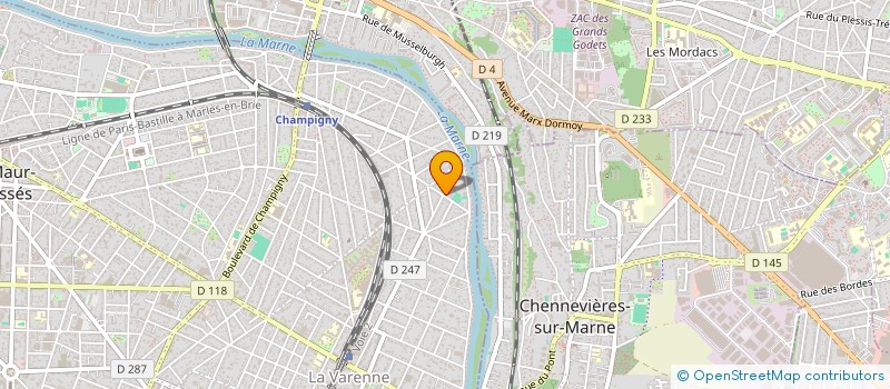 localisation de l'entreprise SCI DES ARCHIVES à SAINT-MAUR-DES-FOSSES