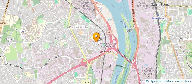 localisation de l'entreprise SCI DES ARCHIVES  OULLINS-PIERRE-BENITE