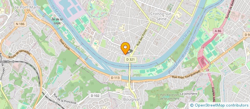 localisation de l'entreprise SCI DES ARCHIVES  CROISSY-SUR-SEINE