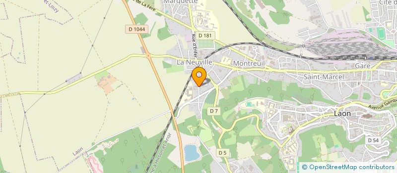 localisation de l'entreprise SCI DES ARDENNES à LAON