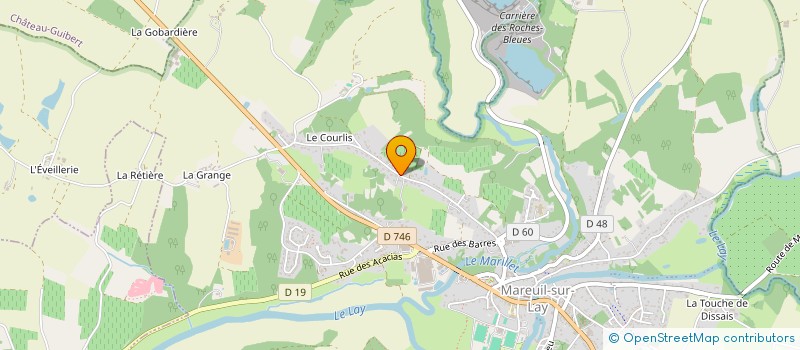 localisation de l'entreprise SCI DES ARDILLERS  MAREUIL-SUR-LAY-DISSAIS