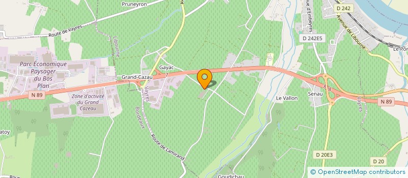 localisation de l'entreprise SCI DES ARDOISES  VAYRES