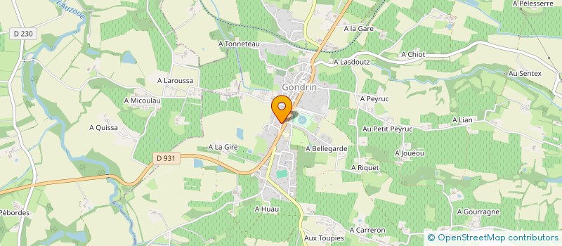 localisation de l'entreprise SCI DES ARDOUENS à GONDRIN
