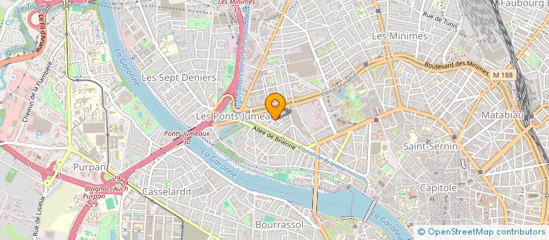 localisation de l'entreprise SCI DES ARENES à TOULOUSE