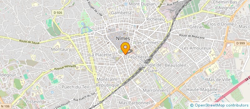 localisation de l'entreprise SCI DES ARENES  NIMES