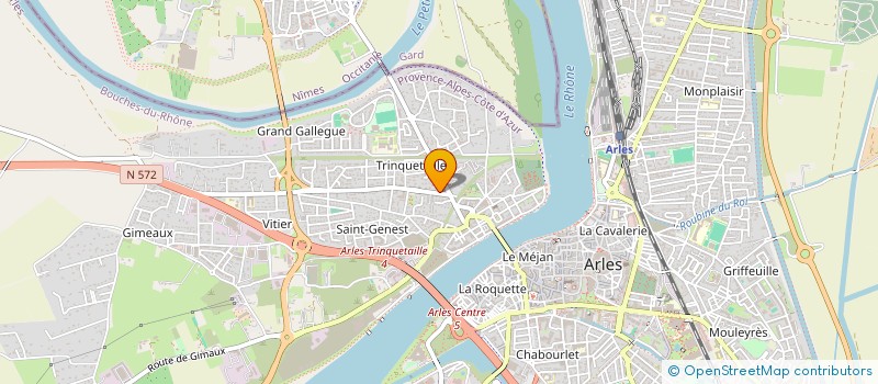 localisation de l'entreprise SCI DES ARENES à ARLES