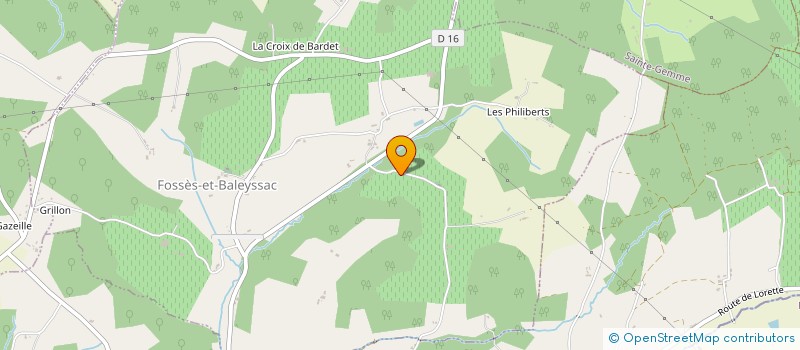 localisation de l'entreprise SCI DES ARGENTINES  FOSSES-ET-BALEYSSAC