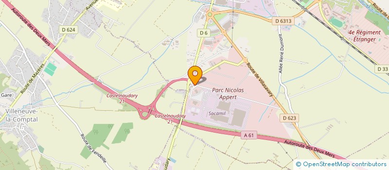 localisation de l'entreprise SCI DES ARGOULETS  CASTELNAUDARY