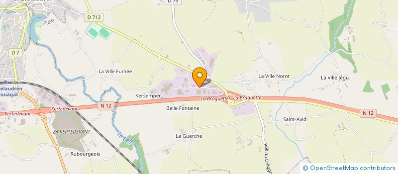 localisation de l'entreprise SCI DES ARMATURIERS à PLELO