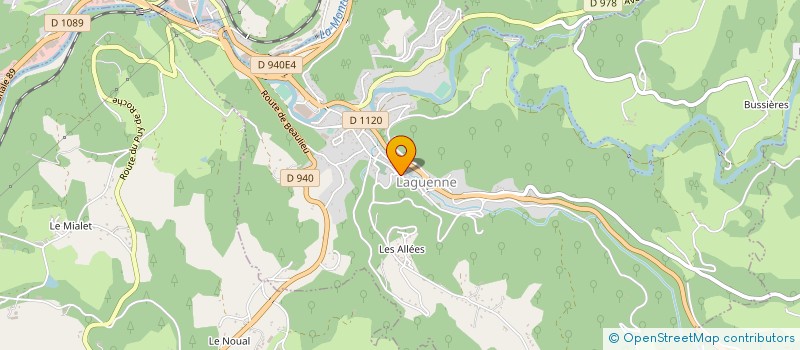 localisation de l'entreprise SCI DES ARMURIERS à LAGUENNE-SUR-AVALOUZE